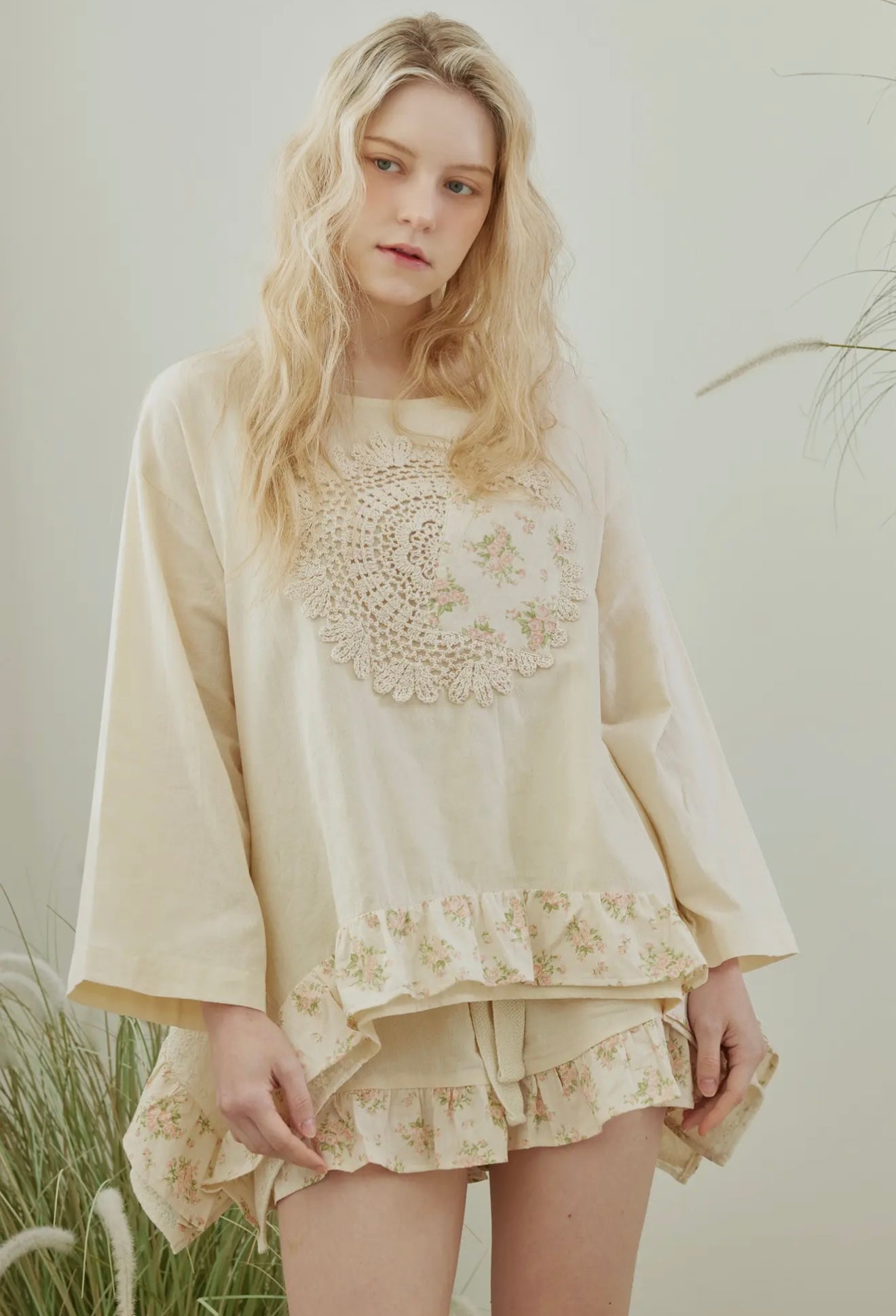 Boho Ruffle Top