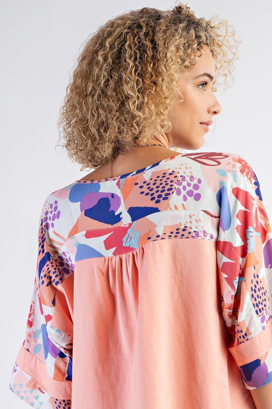 Popping Up Spring Plus Top