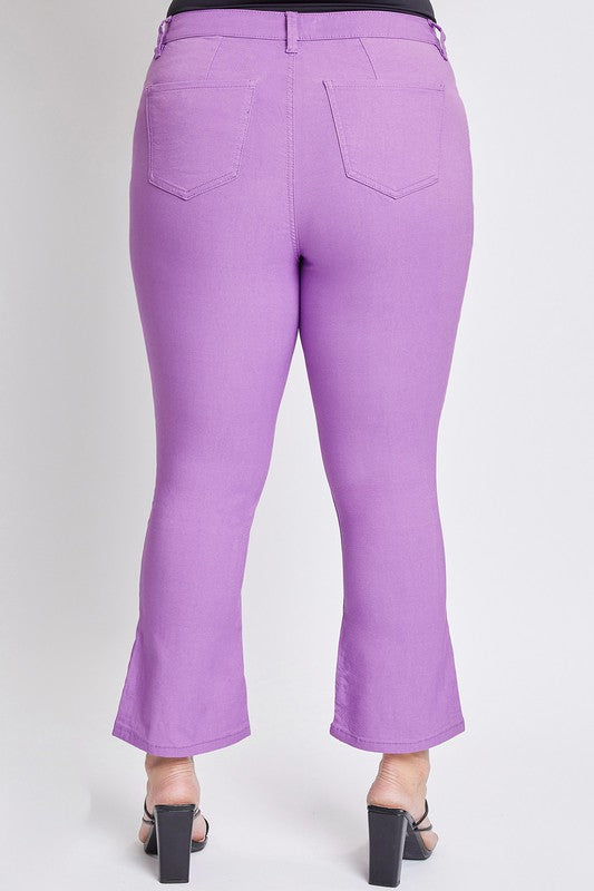 YMI Hyperstretch Cropped Flare Plus Pants
