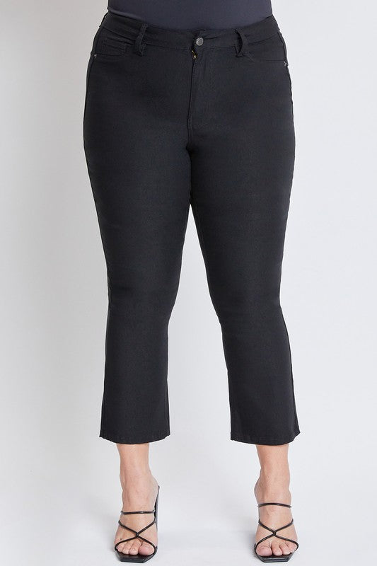 YMI Hyperstretch Cropped Flare Plus Pants