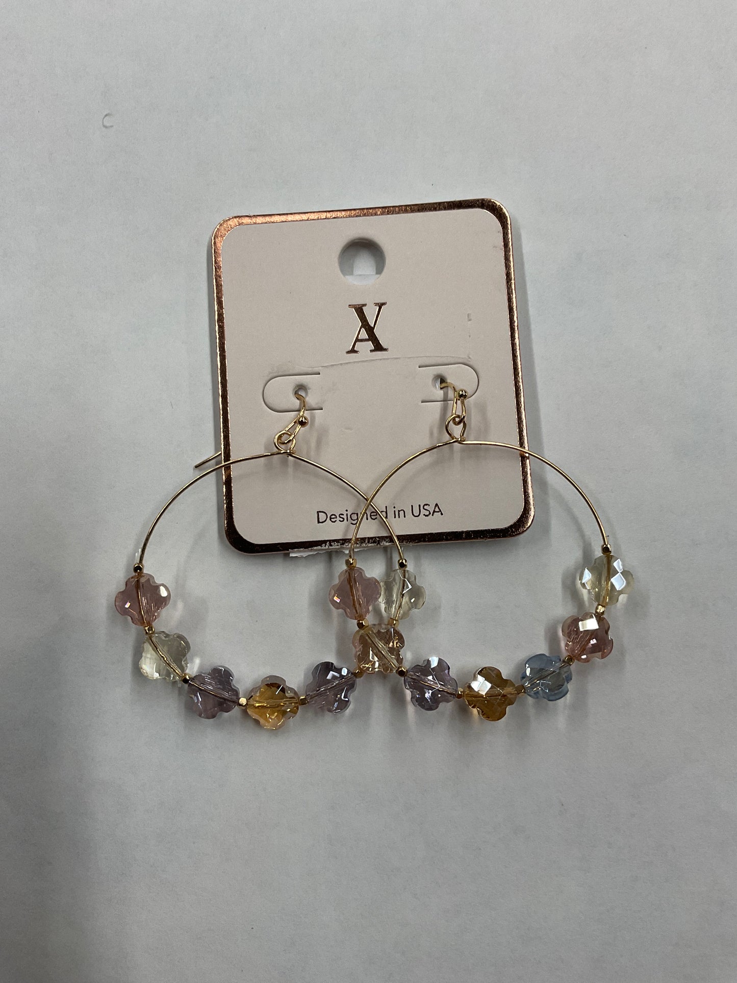 Shades Of Pastel Bead Earrings