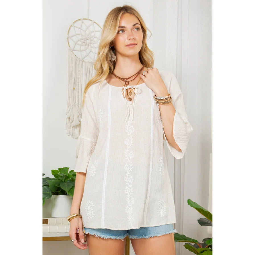 Peasant Gather Ladies Top