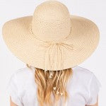 MF Wide Brim Pearl Band Hat