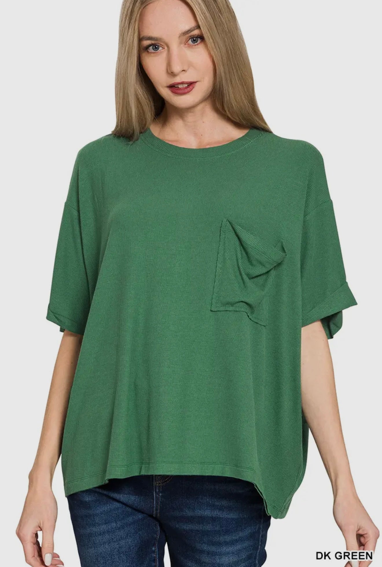 Ribbed Ladies Tops