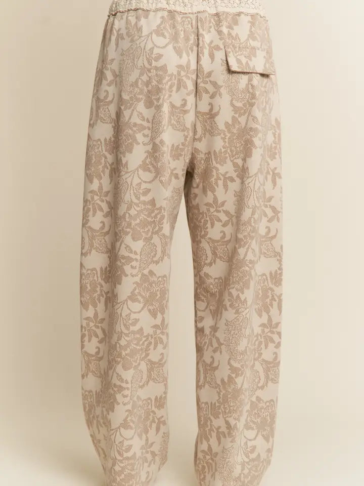 Soft Floral Ladies Pants