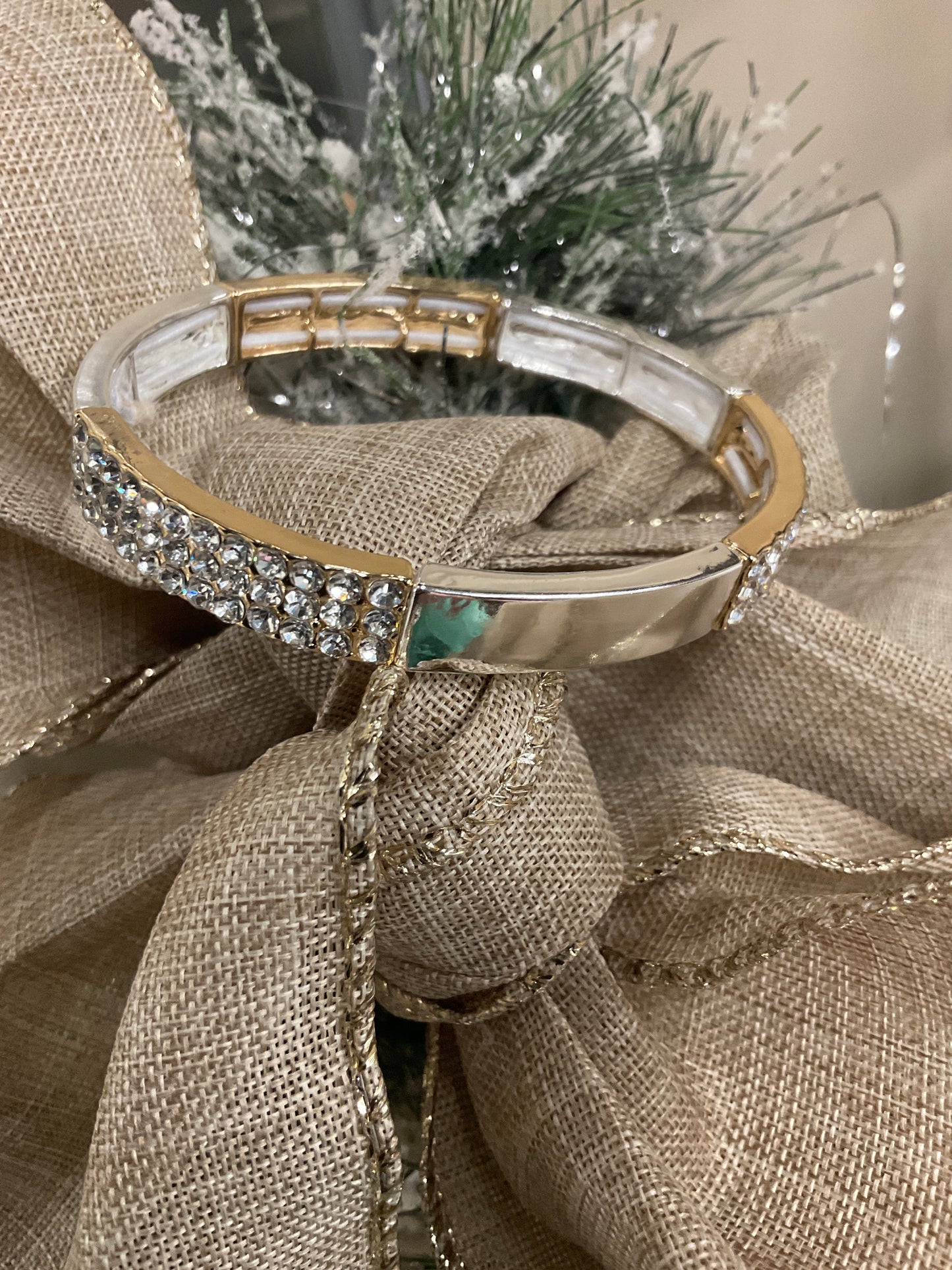 Two Tone Metal Bracelet