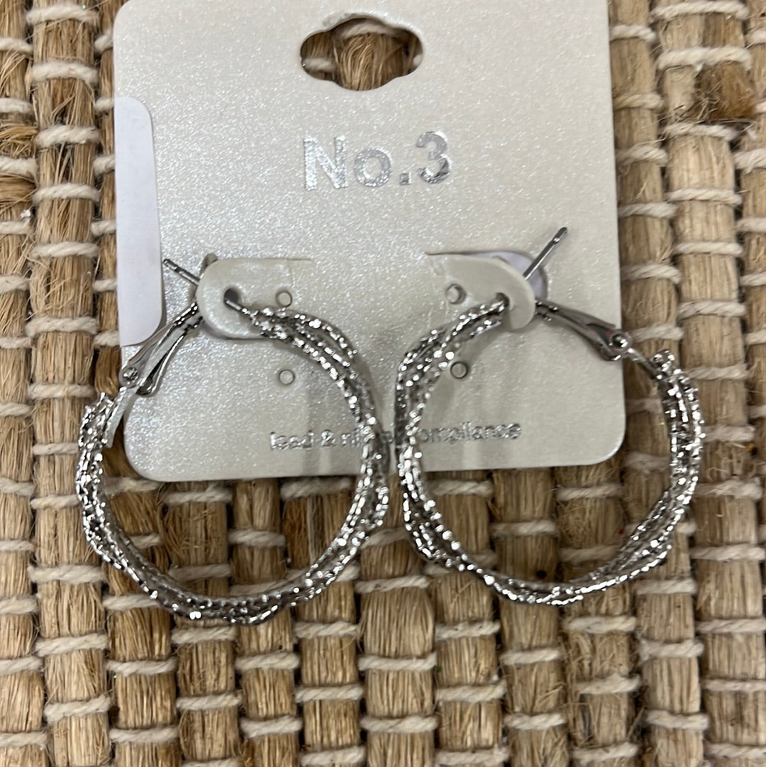 Silver Hoop Earrings
