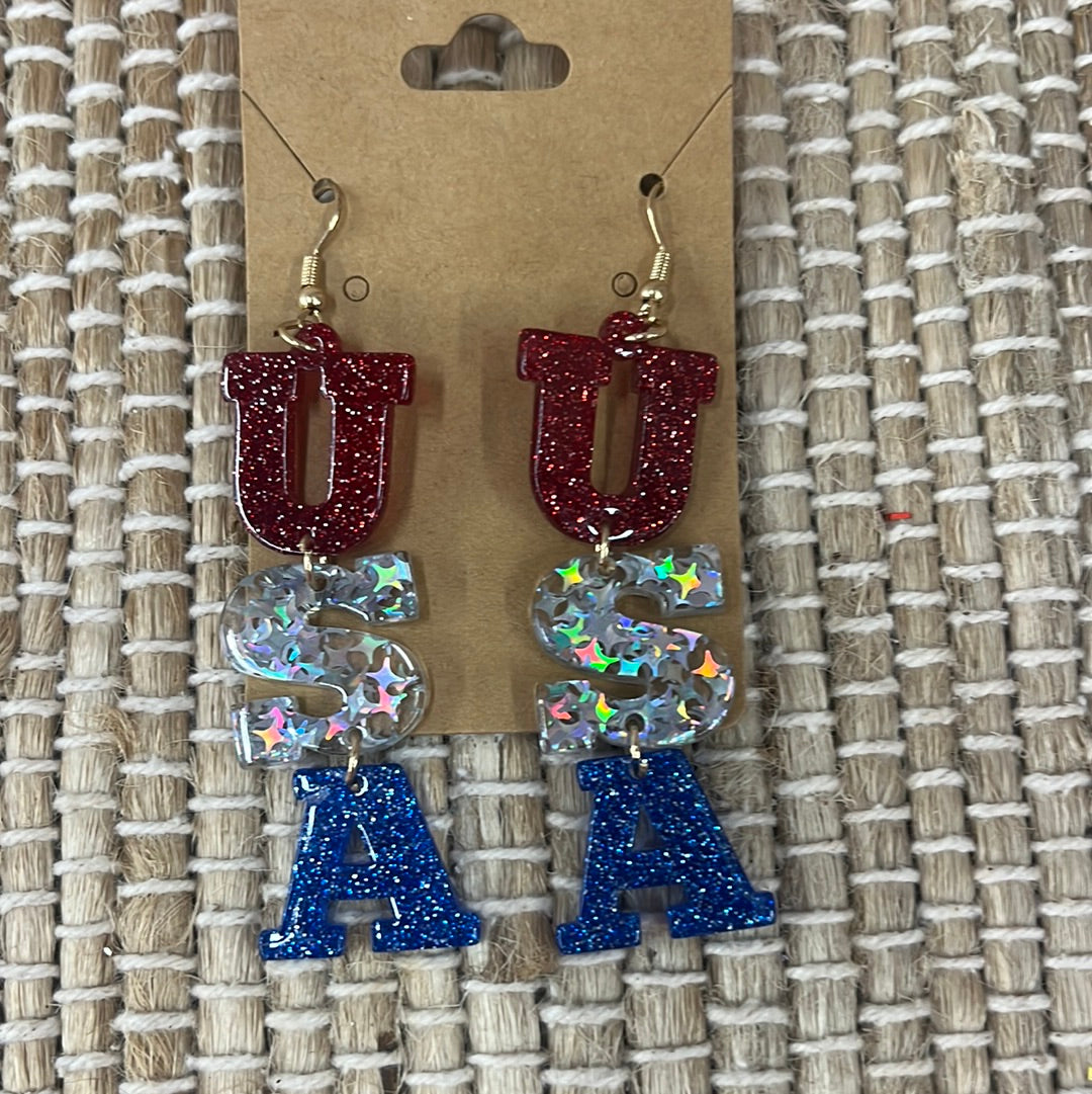Fourth Of July Earrings