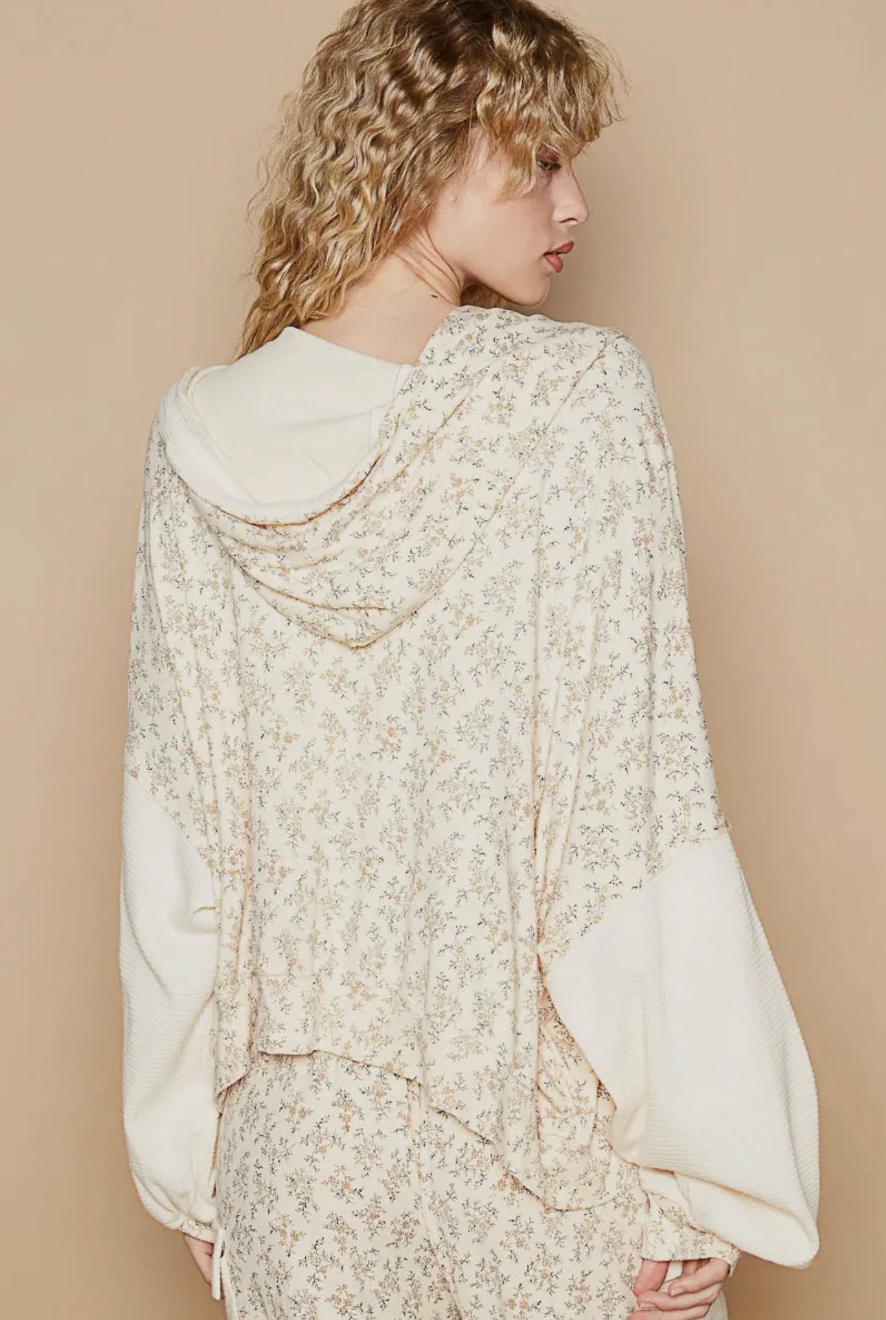 Floral sleeve jacket