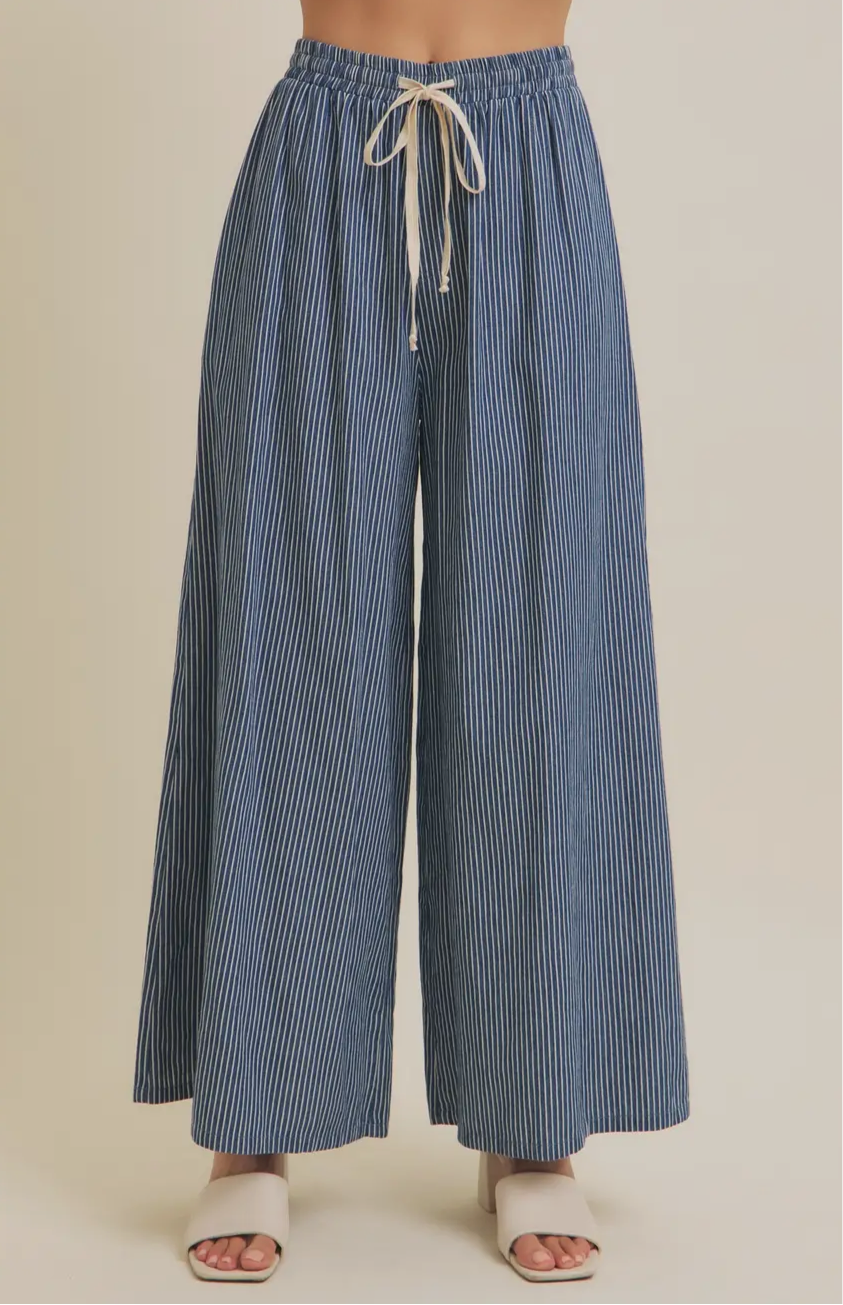 Striped flows pants