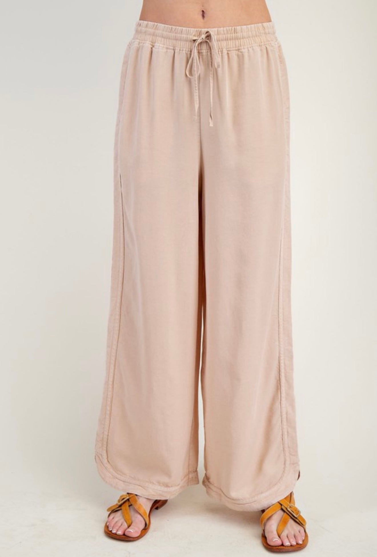 Light Khaki Easel Ladies Pants