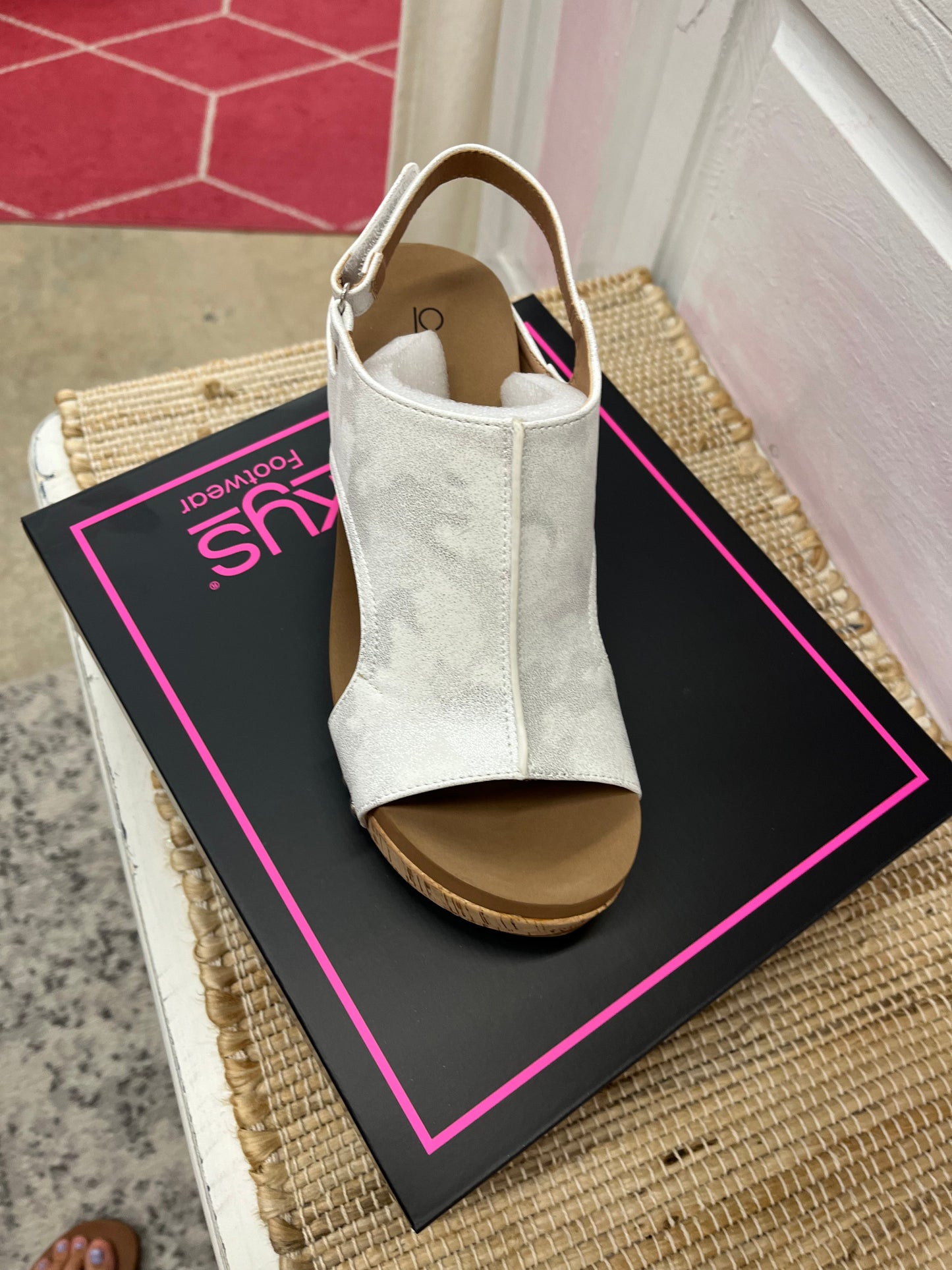 Corkys White Metallic