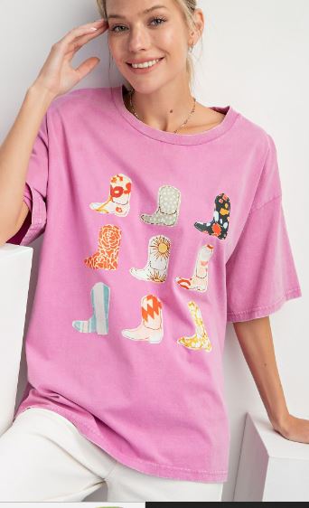 All About The Boots Ladies Top