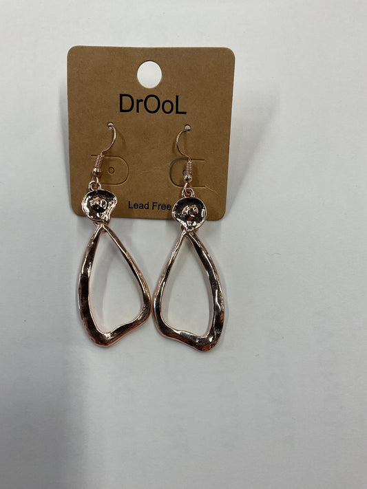 Hammered Teardrop Earrings