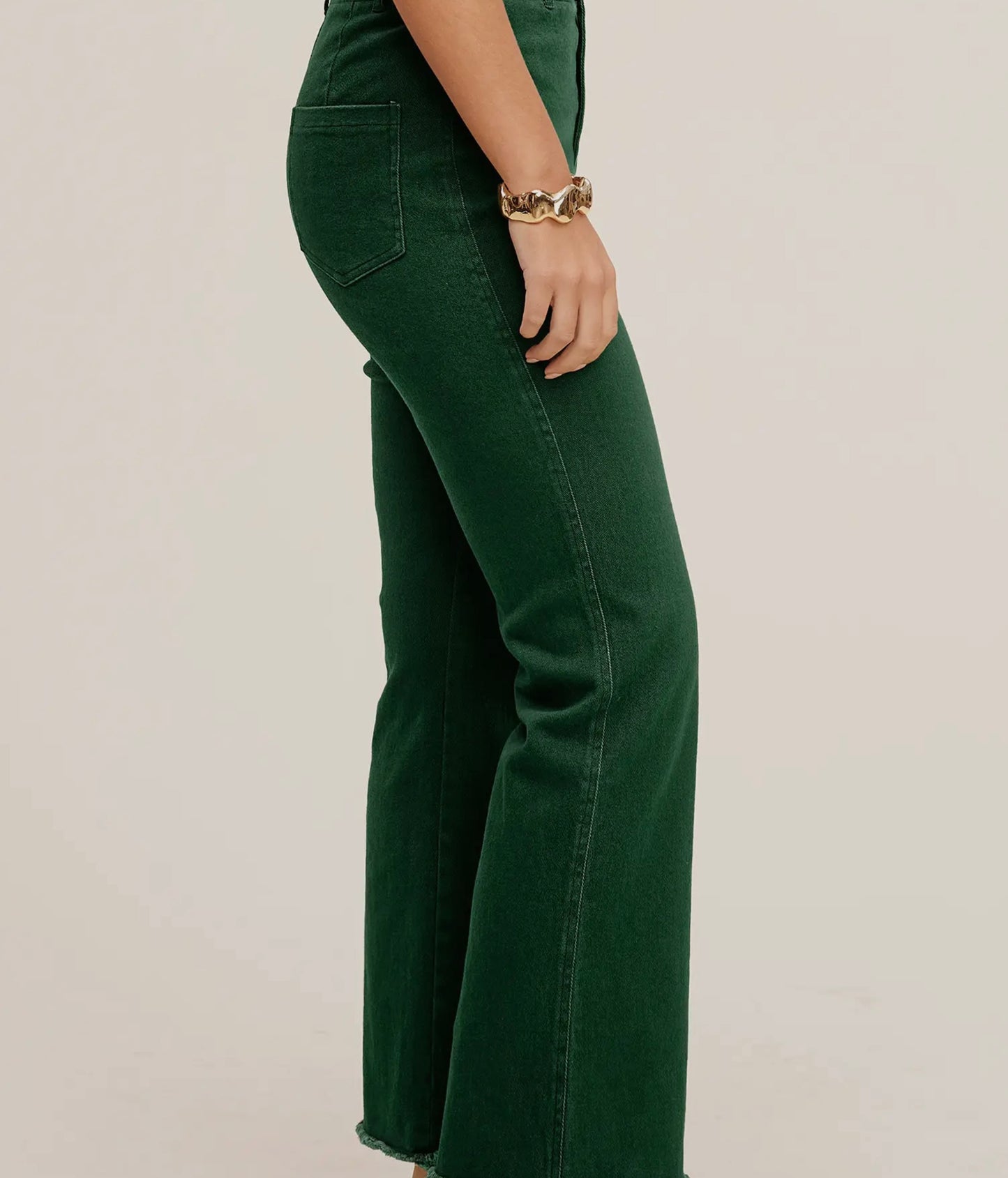 Stretchy Kelly Green Jeans