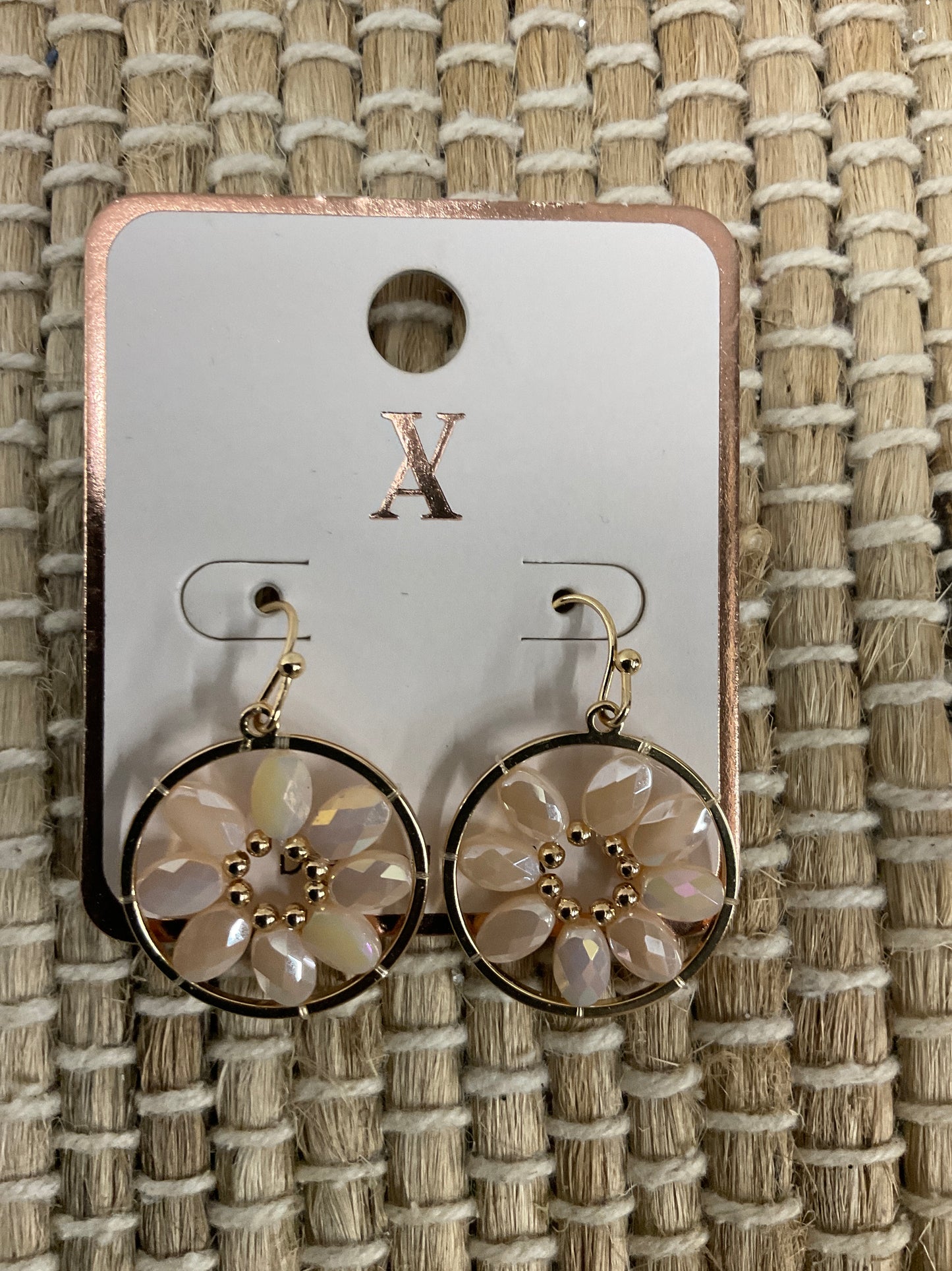 Ombre Dangle Flower Earring