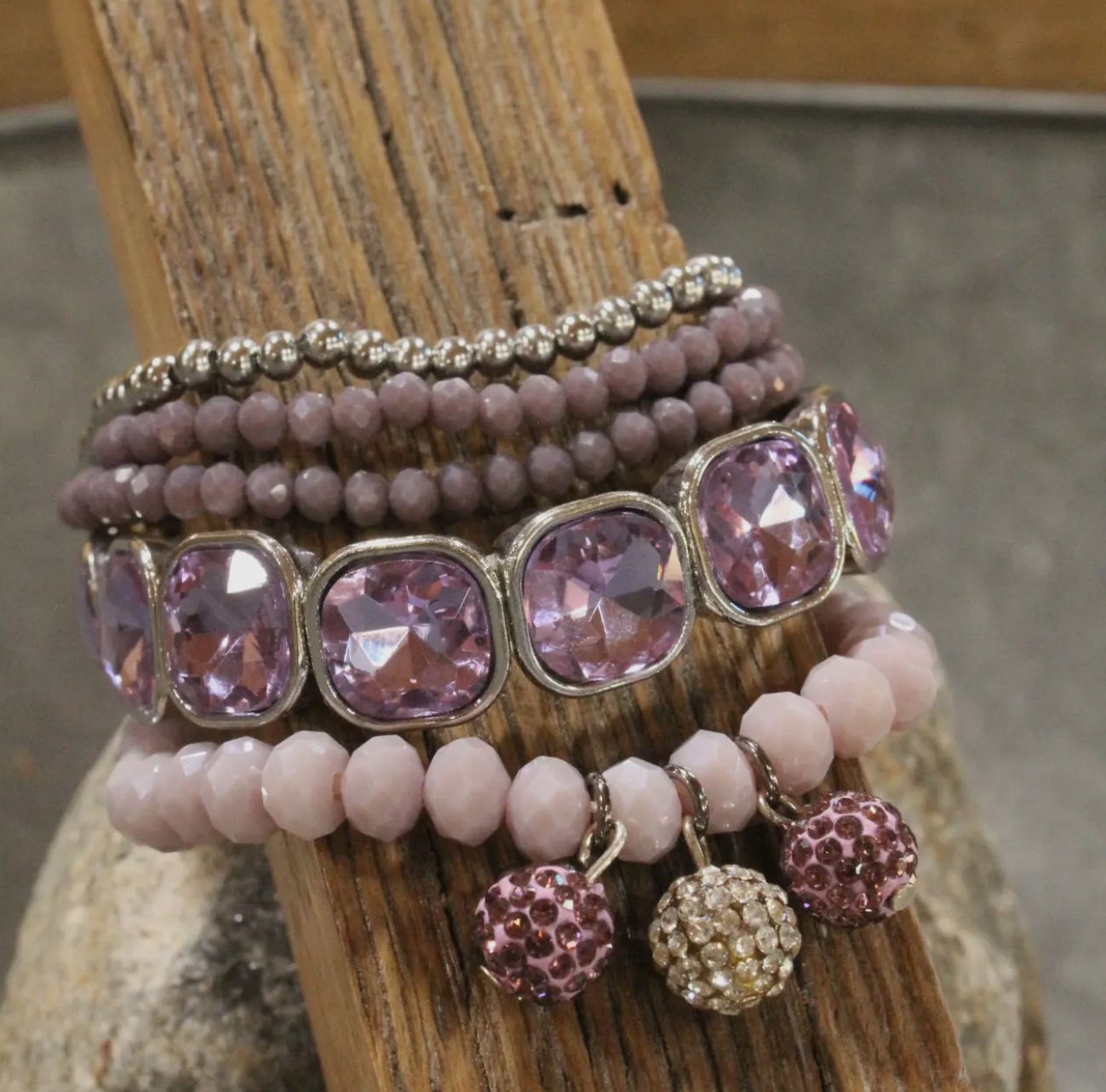 Loving the lavender Bracelet set