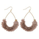 Fringe Tassel Teardrop Earring