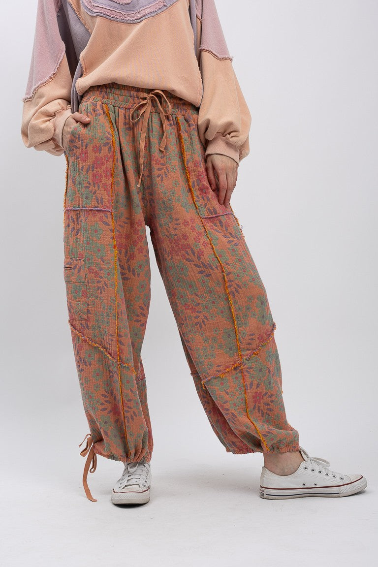 Floral Harem Ladies Pants