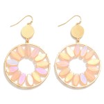 Ombre Dangle Flower Earring