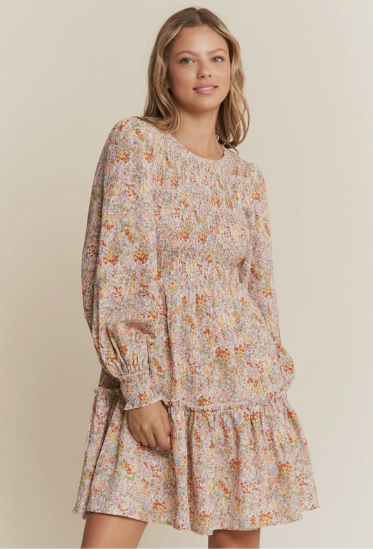 Floral mini dress