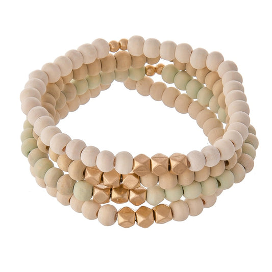 Wooden Bracelet Set