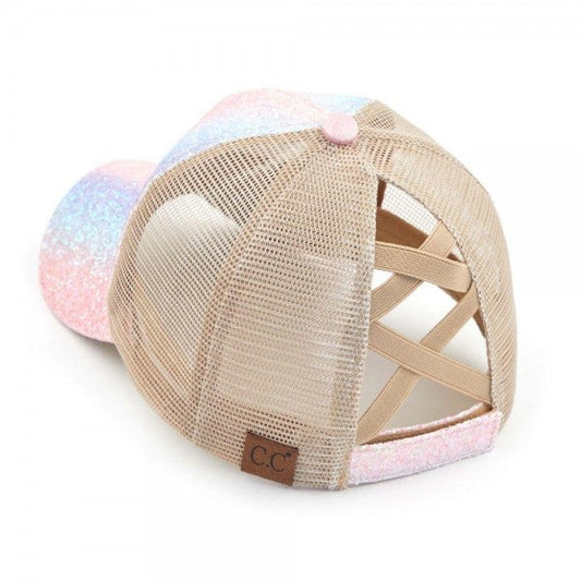 MF Glitter Criss-Cross Hat