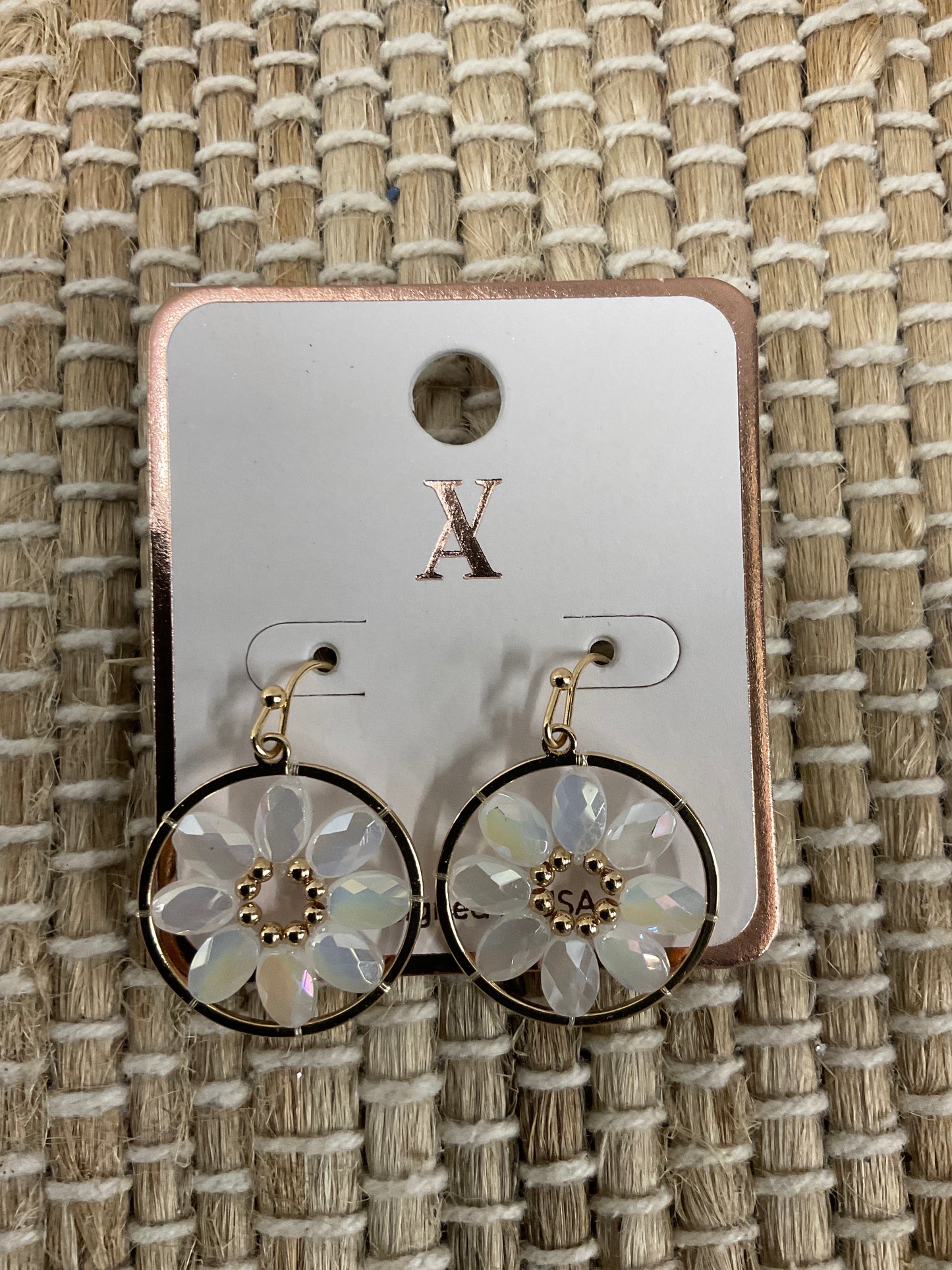 Ombre Dangle Flower Earring