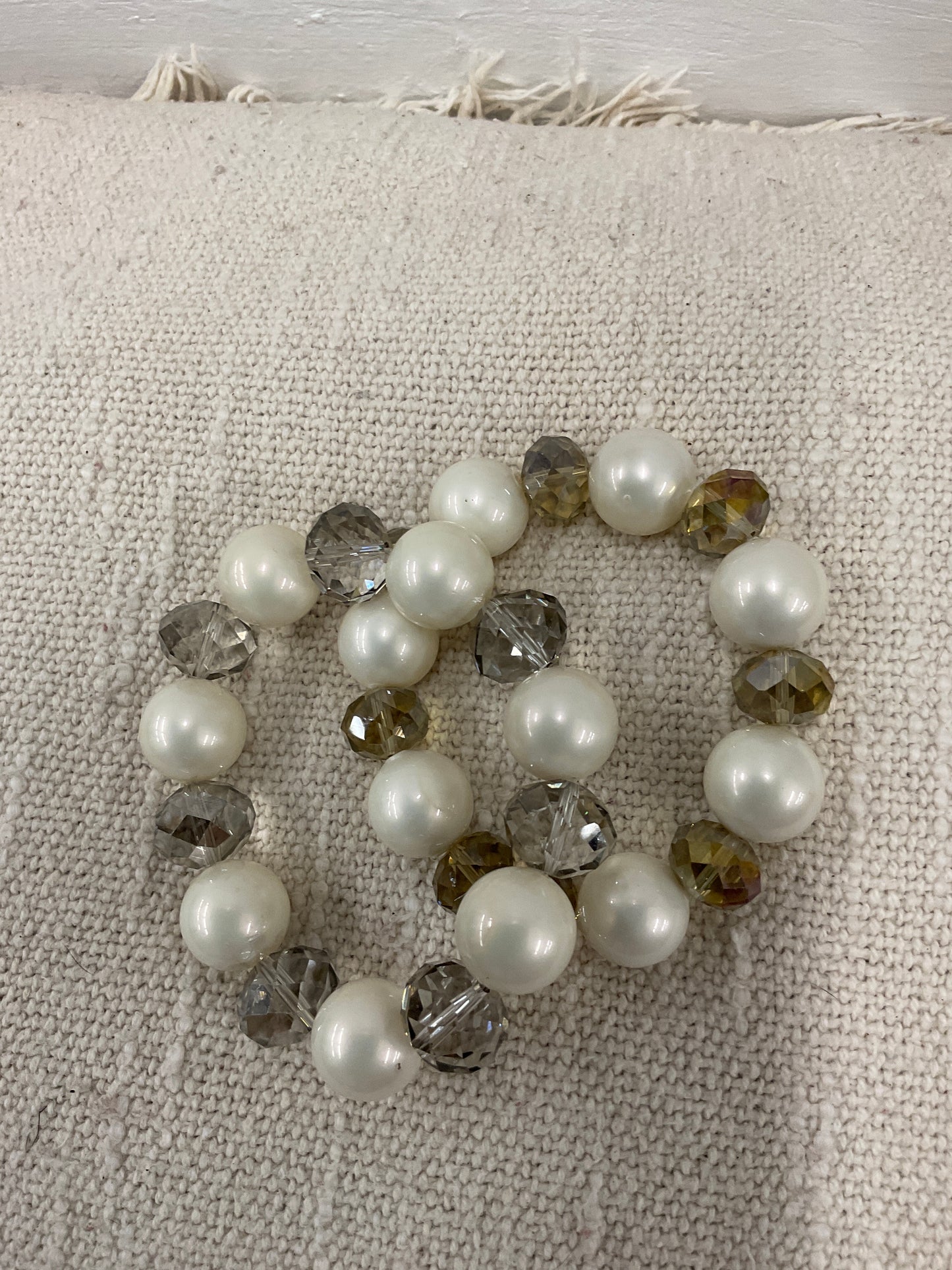 Rare Bird Pearl Bead Bracelet