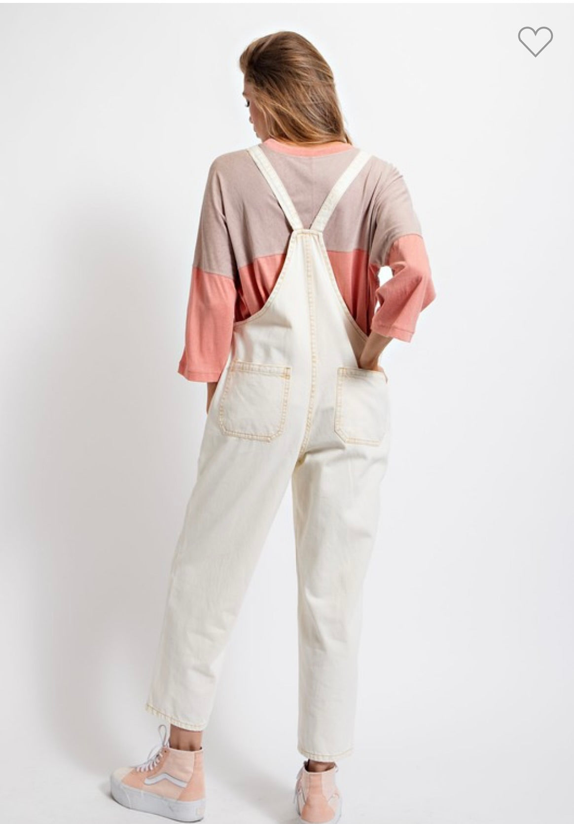 Easel Stone wash overalls