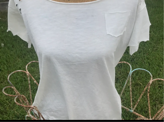 White rag tee