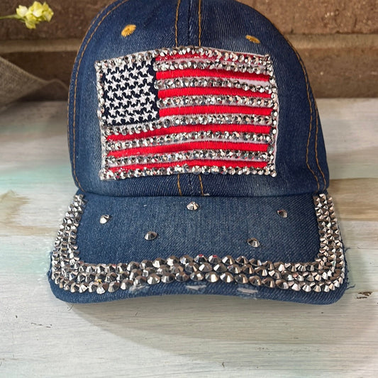 MF Bling 4TH Of July Hats