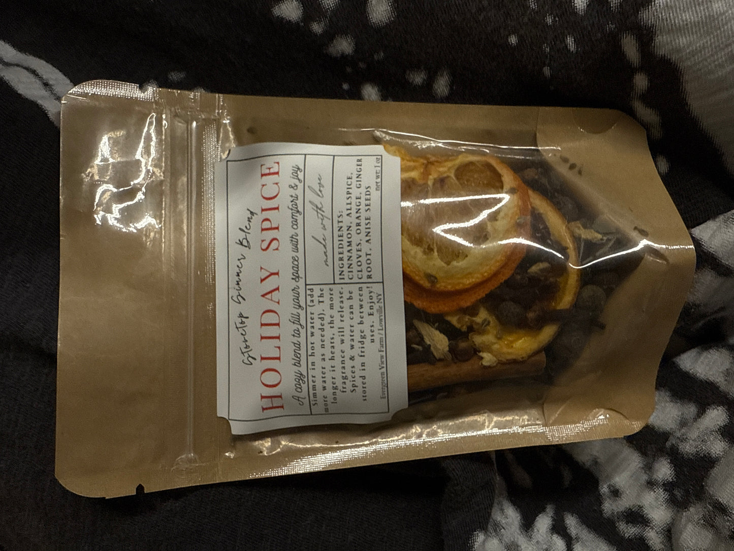 Holiday spice Simmer Pot