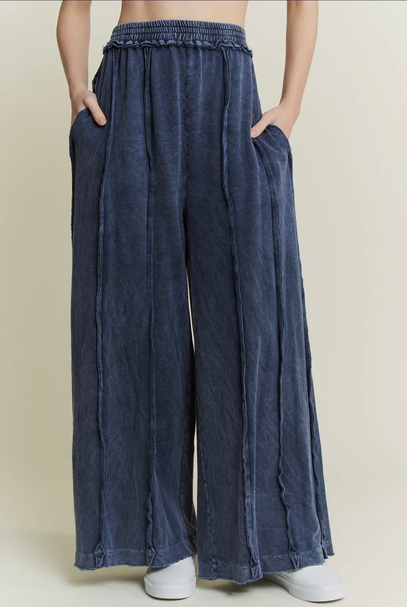 Outseam Navy Pants