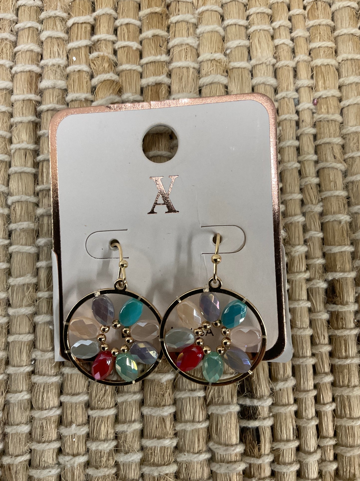 Ombre Dangle Flower Earring