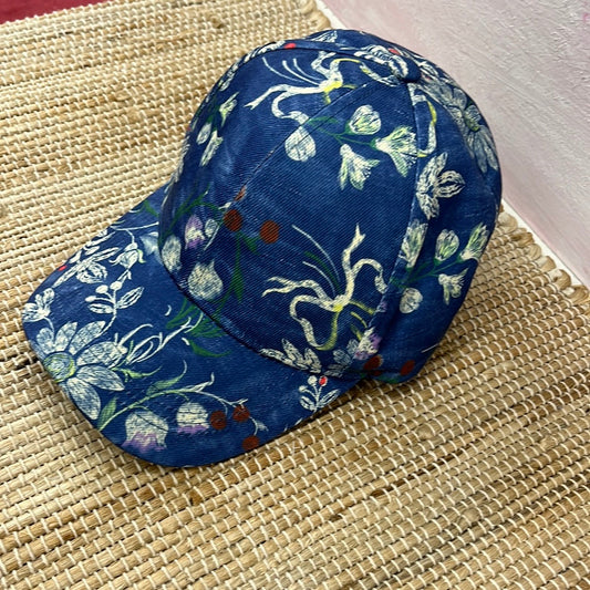 MF Denim Floral Ball Cap