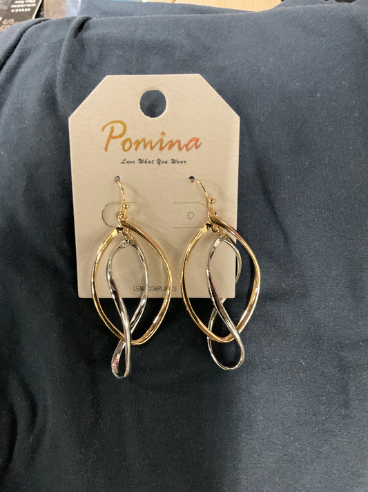 Intertwined Metal Earrings