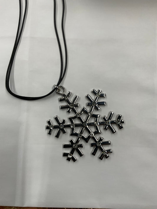 Large Snowflake Necklace