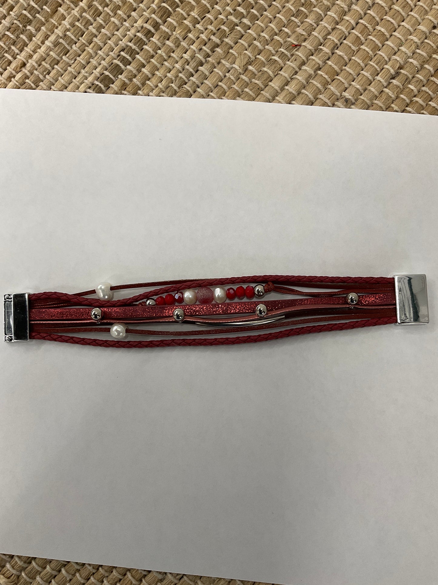 Magnetic Leather Bracelets