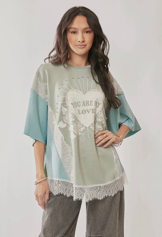 You Are My Love Ladies Top