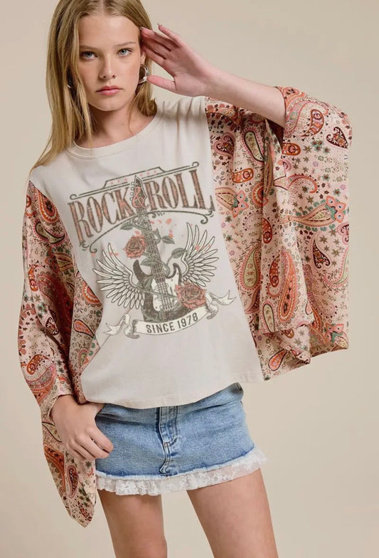 Vintage Rock Ladies Top