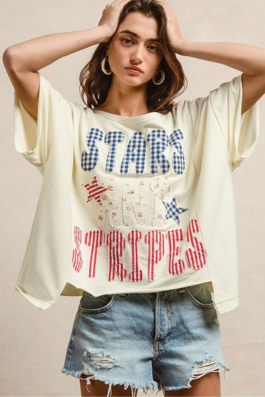 Plus Stars & Stripes Top