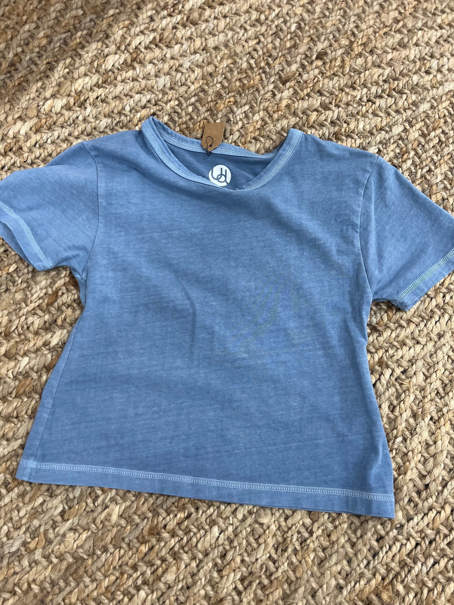 Blue short tee