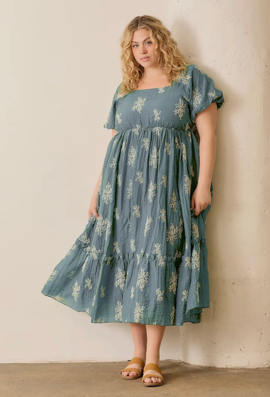 Dusty Blue Dress