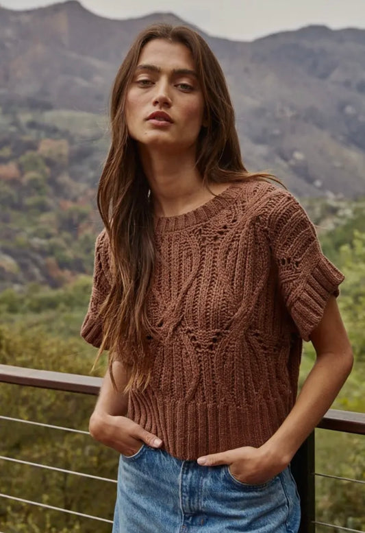 Cropped Sweater Top