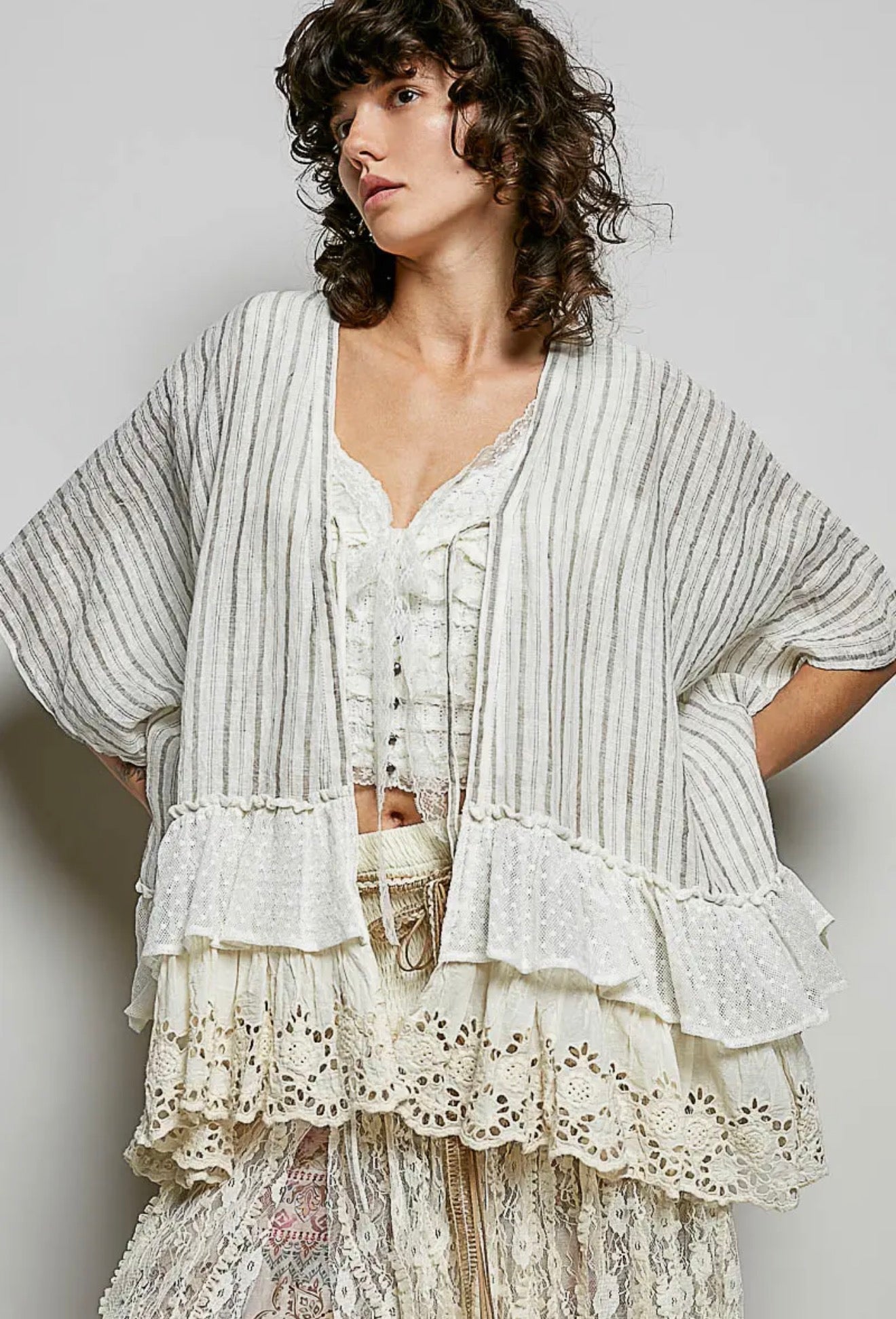 Eyelet Lace Cardigan