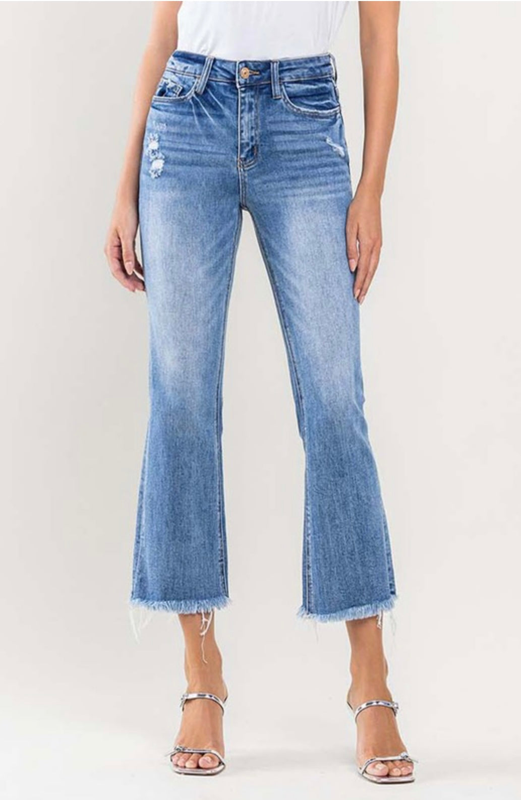 High flare jeans