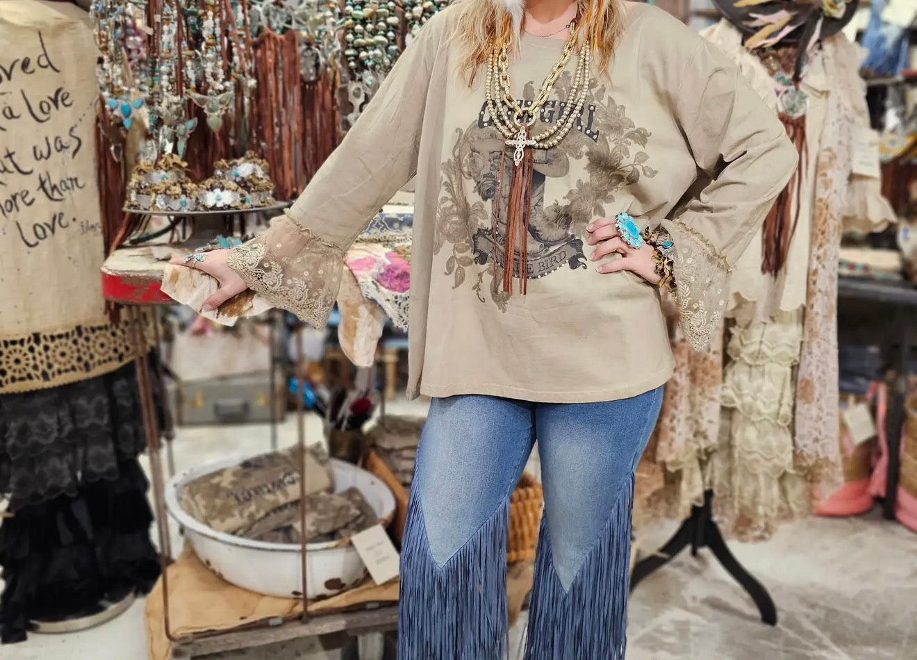 Rare Bird Cowboy Top