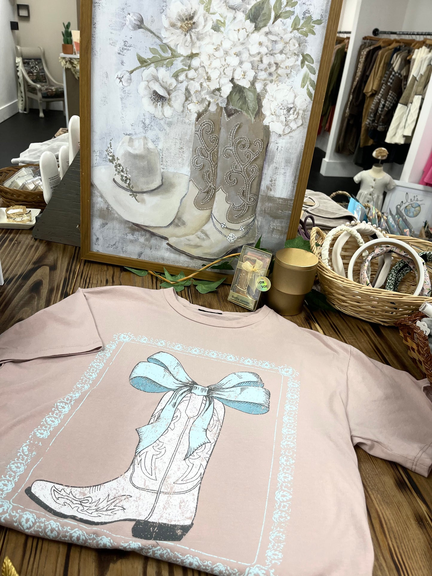 Boots and Bows Tee