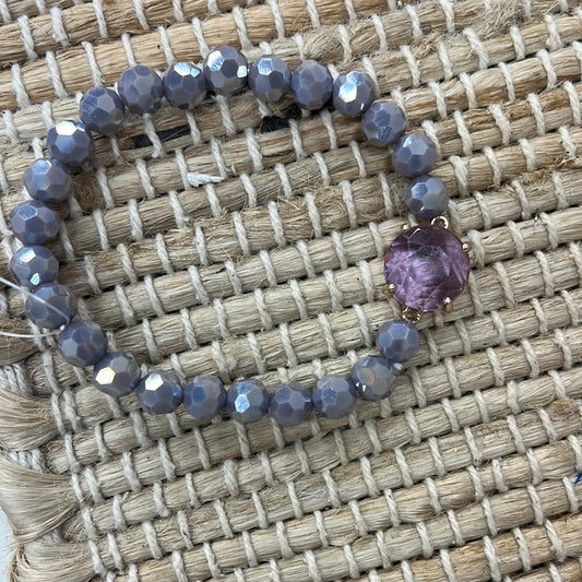 Purple Bling Bracelet